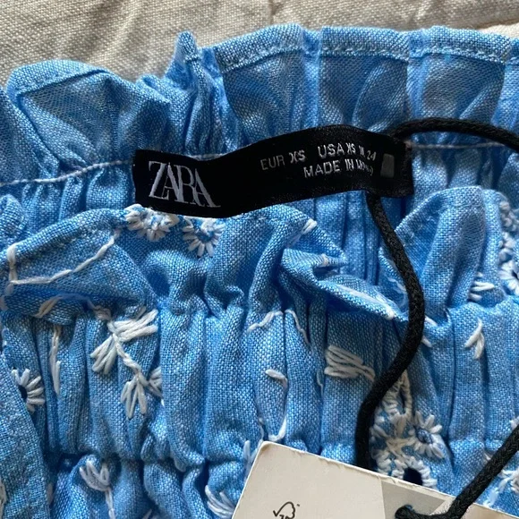 Zara Embroidery Top Size XS - Picture 9 of 10